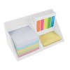Porte-memo avec feuillets post-it colorés avec  porte-plume