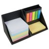Porte-memo avec feuillets post-it colorés avec  porte-plume