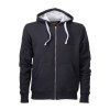 Sweat homme à fermeture éclair 60% coton, 40% polyester 20 g/m2 avec capuche et 2 poches f
