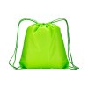 Sac à dos fluo en polyester 210 T avec fermeture réglable à cordon et angles renforcés