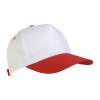 Casquette en polyester, 5 panneaux, fermeture velcro pour enfant