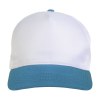Casquette en polyester, 5 panneaux, fermeture velcro