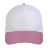 Casquette en polyester, 5 panneaux, fermeture velcro