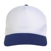 Casquette en polyester, 5 panneaux, fermeture velcro