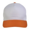 Casquette en polyester, 5 panneaux, fermeture velcro