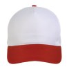 Casquette en polyester, 5 panneaux, fermeture velcro