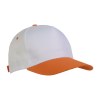 Casquette en polyester, 5 panneaux, fermeture velcro