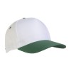 Casquette en polyester, 5 panneaux, fermeture velcro