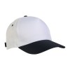 Casquette en polyester, 5 panneaux, fermeture velcro