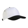Casquette en polyester, 5 panneaux, fermeture velcro