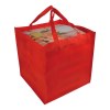 Shopper en format carton de pizza en TNT 80g/m2