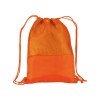 Sac à dos en polyester 210T avec filet et fermeture réglable à cordon
