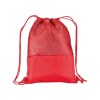 Sac à dos en polyester 210T avec filet et fermeture réglable à cordon