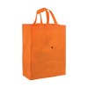 Shopper pliable avec soufflet en TNT 80g/m2, manches courtes