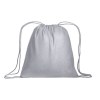 Sac à dos en coton 95g/m2 avec fermeture réglable à cordon