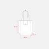 Sac shopper pliable en TNT 80g/m2 avec anses longues
