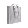 Sac shopping en coton 180 g/m2 avec anses longues et soufflet