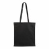 Sac shopping en coton 180 g/m2 avec anses longues et soufflet