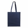 Sac shopping en coton 180 g/m2 avec anses longues et soufflet