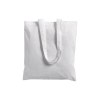 Sac shopping en coton 180 g/m2 avec anses longues et soufflet
