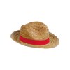 Chapeau en paille avec bande élastique 3 cm applicable et personnalisable.