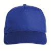 Casquette en RPET, 5 panneaux, fermeture en velcro