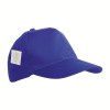 Casquette en RPET, 5 panneaux, fermeture en velcro