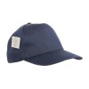 Casquette en RPET, 5 panneaux, fermeture en velcro