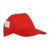 Casquette en RPET, 5 panneaux, fermeture en velcro
