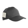 Casquette en RPET, 5 panneaux, fermeture en velcro