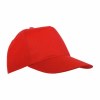 Casquette en RPET, 5 panneaux, fermeture en velcro