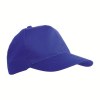 Casquette en RPET, 5 panneaux, fermeture en velcro