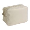 Beauty case en microfibre avec fermeture zip