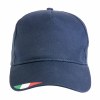 Casquette en polyester 5 panneaux avec impression tricolore