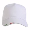 Casquette en polyester 5 panneaux avec impression tricolore