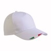 Casquette en polyester 5 panneaux avec impression tricolore