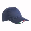 Casquette en polyester 5 panneaux avec impression tricolore