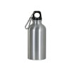 Gourde en aluminium avec mousqueton, 400 ml