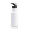 Bouteille en aluminium (600 ml) avec paille extractible