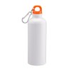 Gourde en aluminium avec mousqueton, 500 mL