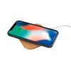 Socle de charge wireless en bambou  - Input 5V/2A , Output 5V/1A , Puissance de transmissi