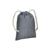 Pochon cadeau en coton recyclé 150 g/m2, 10 x 14 cm