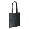 Shopper en polycoton brillant 38x42 cm, anses longues