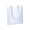 Shopper en polycoton brillant 38x42 cm, anses longues
