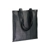 Shopper en polycoton brillant 38x42 cm, anses longues