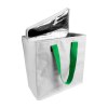 Sac isotherme en PP laminé 120 g/m2, anses colorées, fermeture éclair