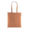Shopper en coton recyclé 190 g/m2, anses longues, 38 X 42 cm