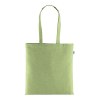 Shopper en coton recyclé 190 g/m2, anses longues, 38 X 42 cm