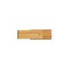 Clé USB 8 Gb pivotante en bamboo. Possibilité d'import sur demande à partir de 250 pièces