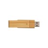 Clé USB 8 Gb pivotante en bamboo. Possibilité d'import sur demande à partir de 250 pièces